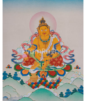 Dzambhala Thangka 