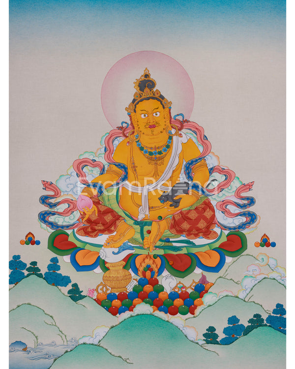 Dzambhala Thangka 