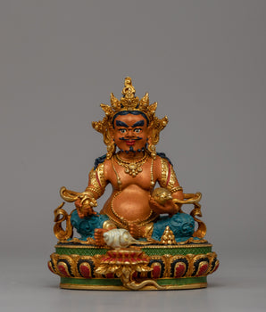 Buddhist Prosperity Deity Dzambhala Statue