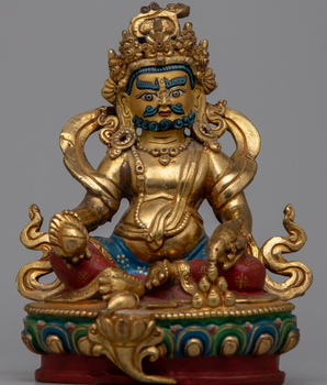 Gold Plated Dzambhala Statue