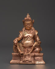 Handcrafted Copper Dzambhala Statue