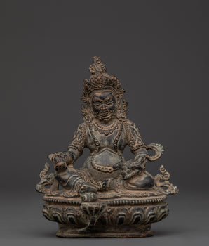 handcrafted-copper-body-dzambhala-statue