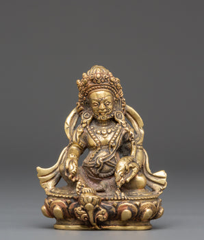 Hand-Crafted Wealth Deity Dzambhala Statue | Symbol of Prosperity and Abundance