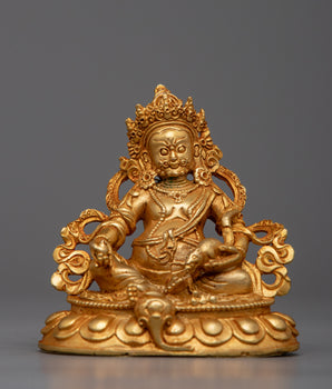 Copper Deity Dzambhala Statue