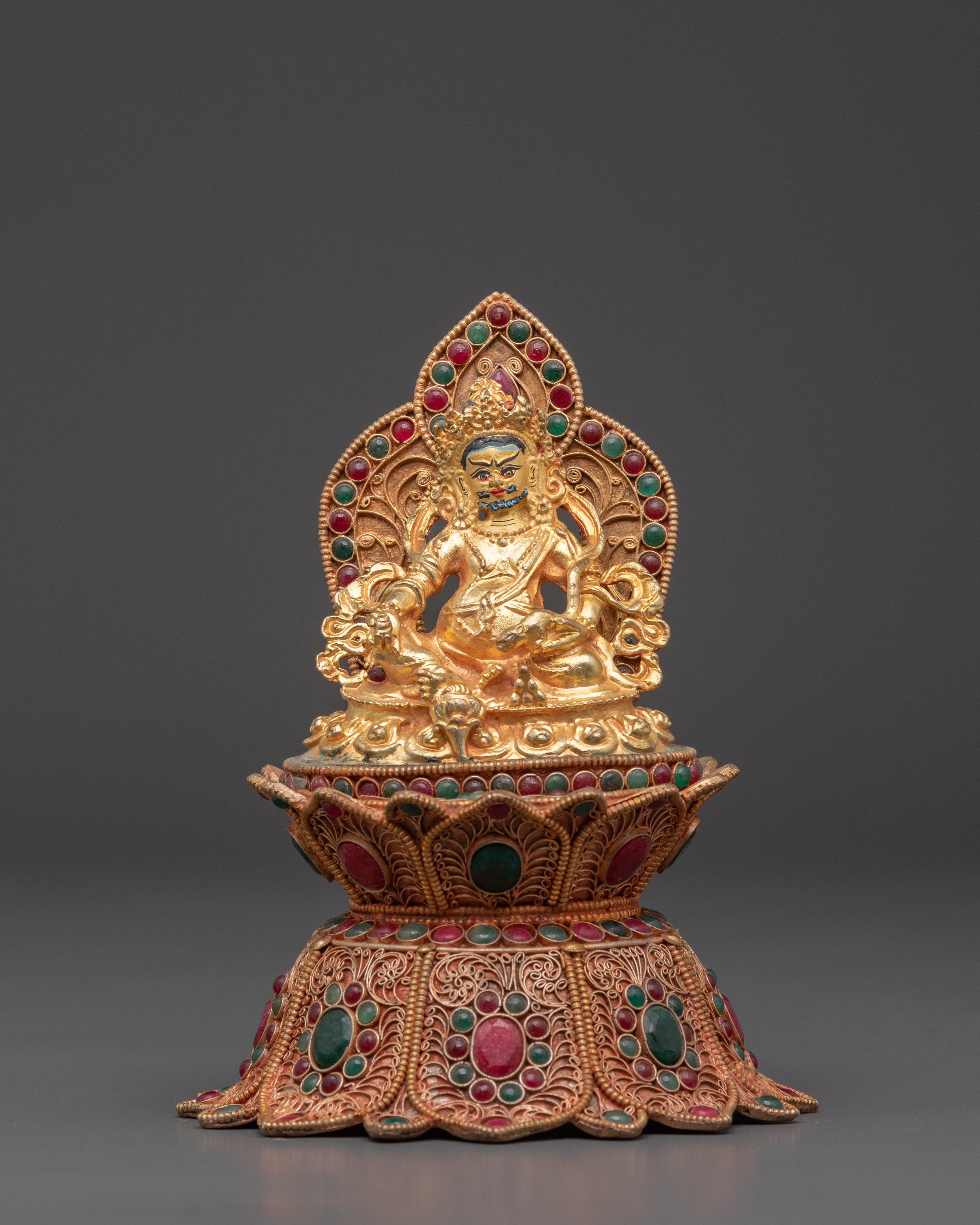 Buddhist Prosperity, Dzambhala | Tibetan Wealth Deity Statue