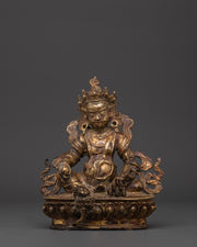Dzambhala Copper Statue | Tibetan Wealth Deity