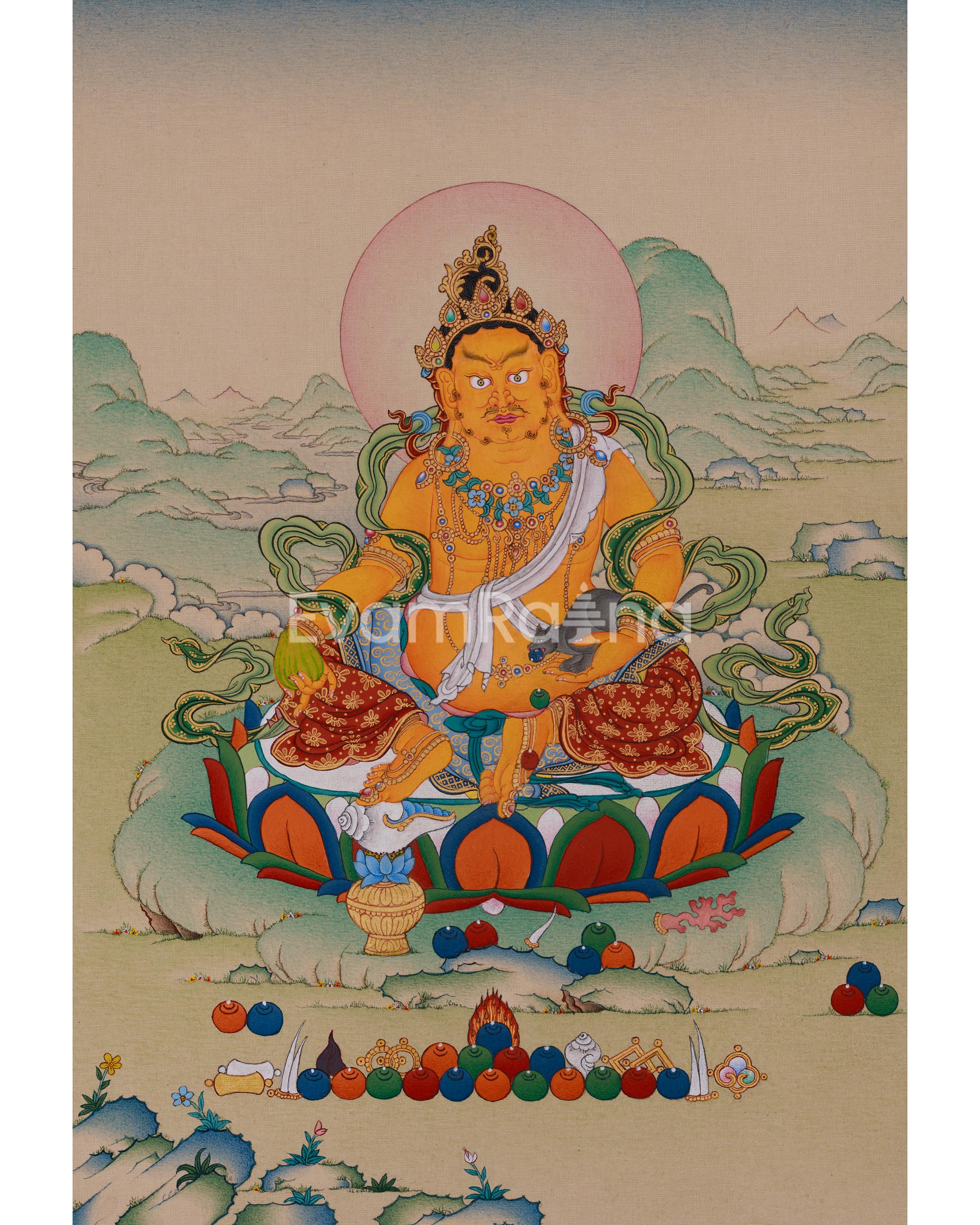 Powerful Wealth Deity, Jambhala 