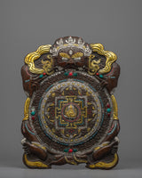 Tibetan Buddhist Deity Dzambhala Wall Hanging