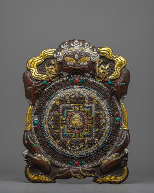 Tibetan Buddhist Deity Dzambhala Wall Hanging