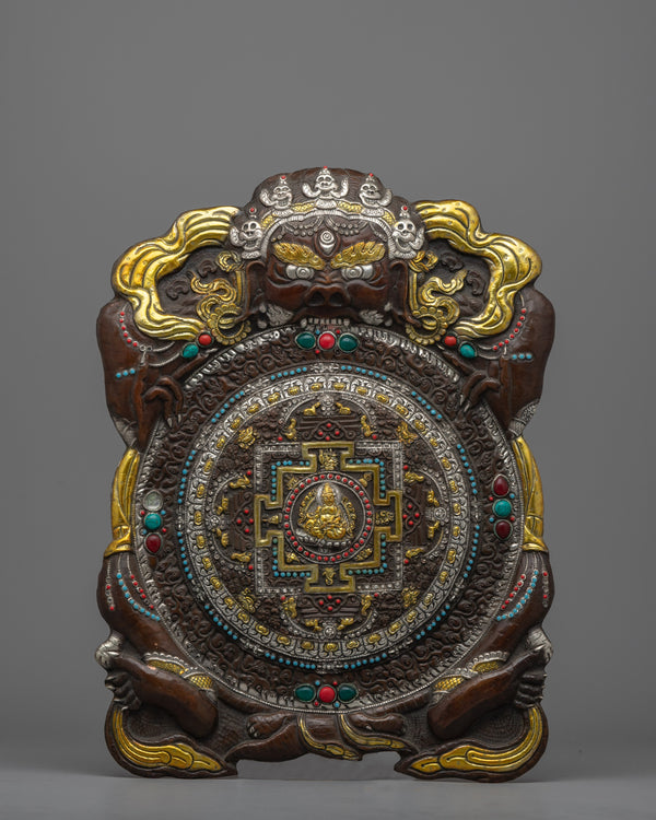 Tibetan Buddhist Deity Dzambhala Wall Hanging