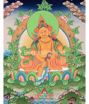 Dzambhala Divine Thangka Artwork