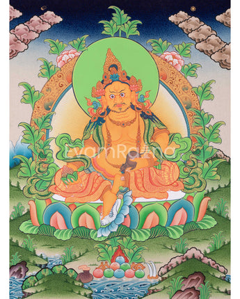 Dzambhala Divine Thangka Artwork 
