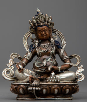 Oxidized Dzambhala Machine Made Statue