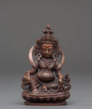 Handmade Statue of  Buddhist Kubera