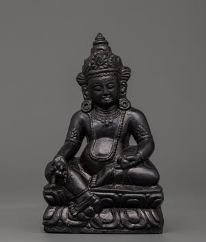dzambhala-oxidized-statue