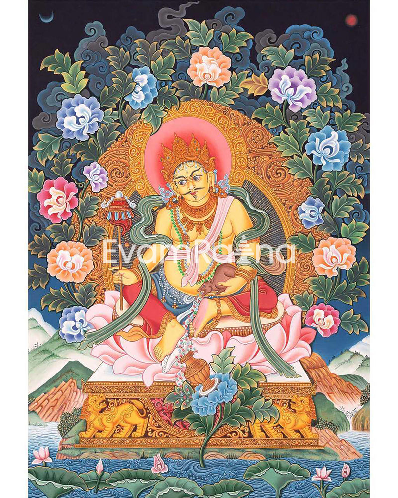 Kubera Thangka