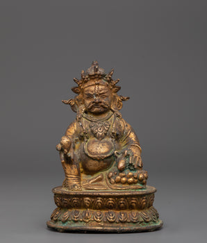 Copper Statue of Dzambhala | Statue for Prosperity and Blessings