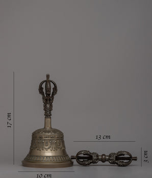 Handcrafted Bell with Vajra | Spiritual Buddhist Items