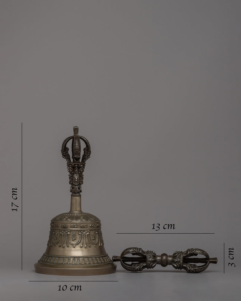 Handcrafted Bell with Vajra | Spiritual Buddhist Items