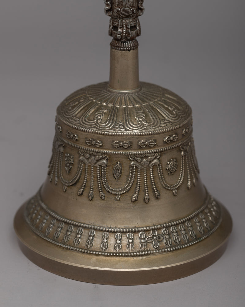 Handcrafted Bell with Vajra | Spiritual Buddhist Items