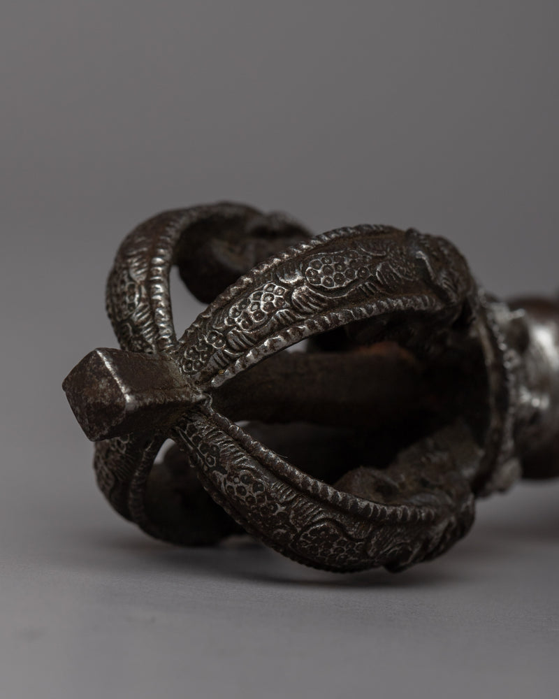 Handcrafted Bell with Vajra | Spiritual Buddhist Items