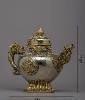 Tibetan Tea Pot Set | Elevate Your Home Decor with Authentic Tibetan Elegance