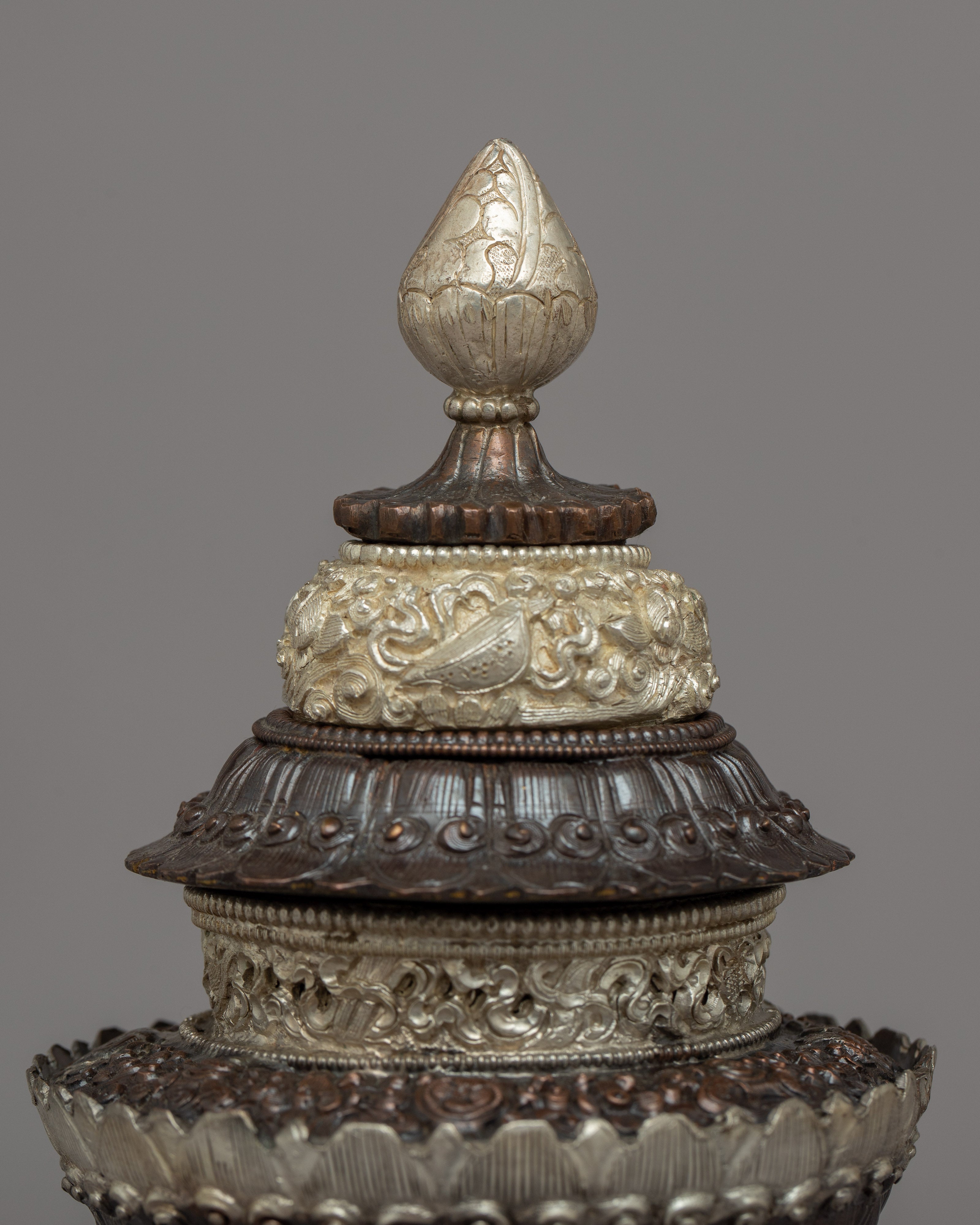 Buddhist Copper Pot | Beautiful Handmade Buddhist Dhupur