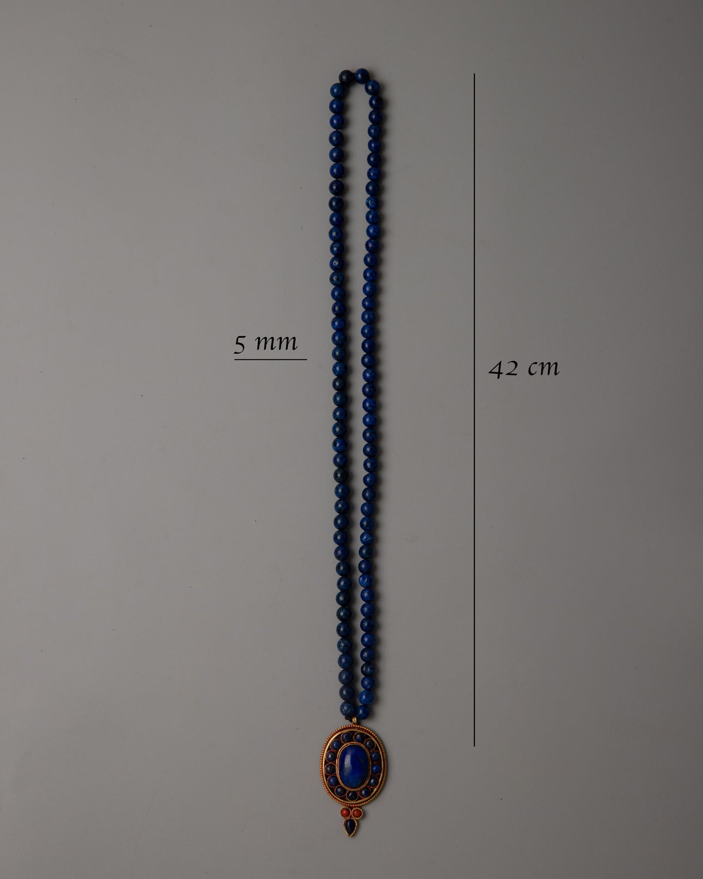 Lapis Lazuli Beads Necklace | Perfect for Effortless Sophistication and Cosmic Charm