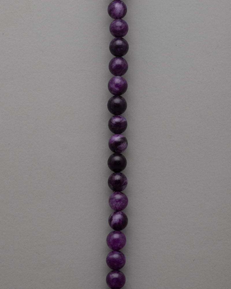 Amethyst Bead Necklace Long | Embrace Spiritual Sophistication and Ethereal Beauty