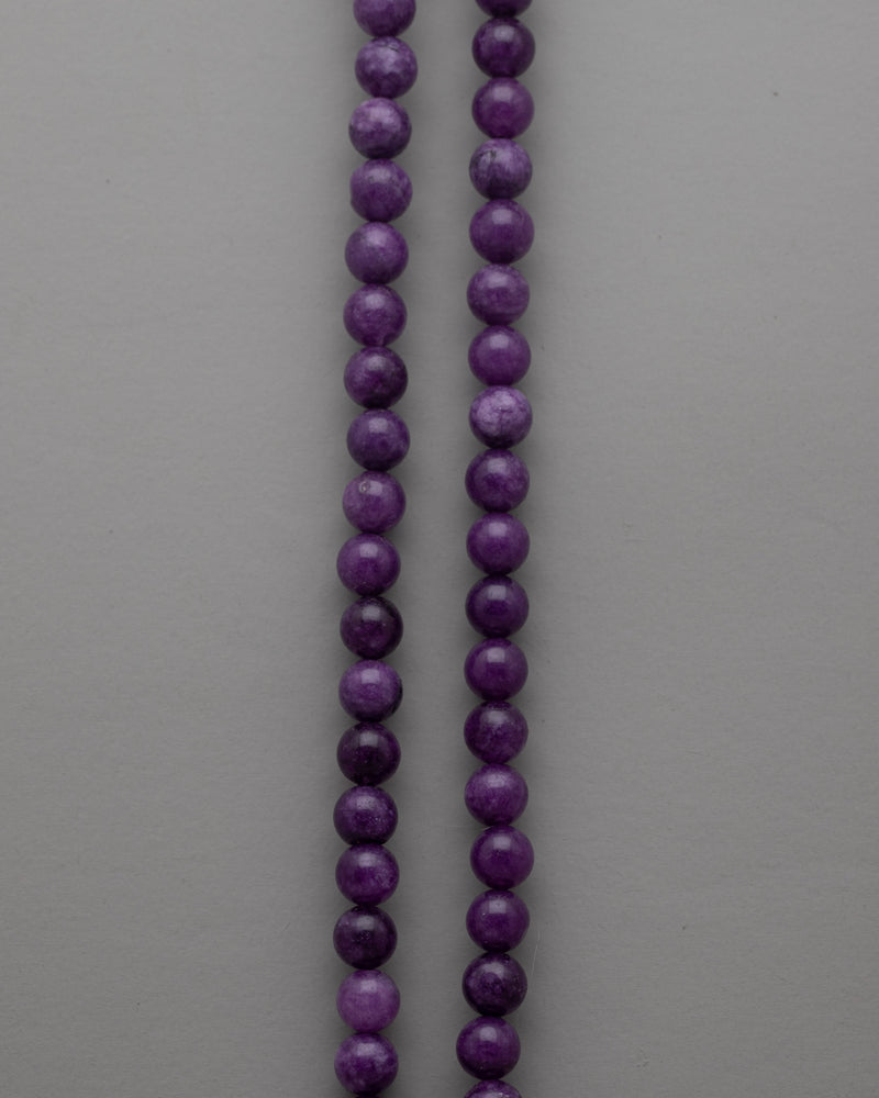 Amethyst Beads Necklace | Elevating Your Style with Timeless Elegance and Natural Beauty