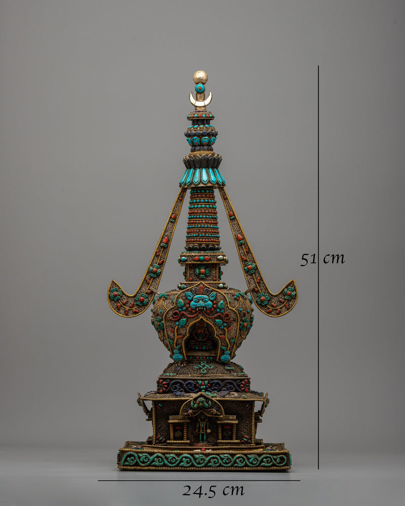 Premium Stupa Big Statue | Monument of Spiritual Significance and Sacred Presence