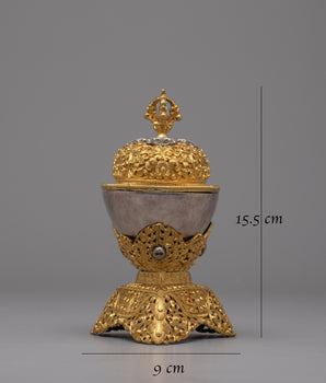 Buddhistische Kapala Set | Perfect for Enhancing Meditation and Ritual Offerings