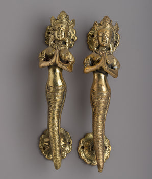Naga Kanya Door Handle Set