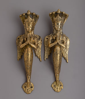 Snake Queen Door Handle