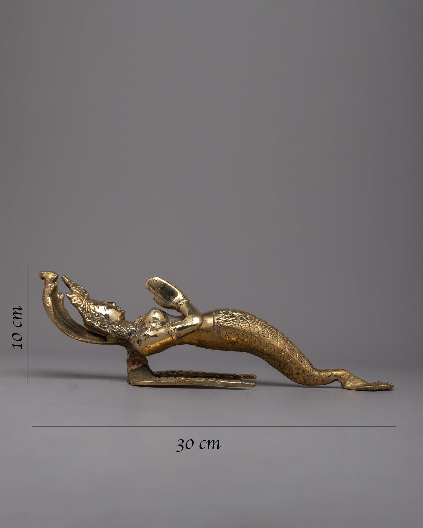 Snake Queen Door Handle | Himalayan Traditional Artwork
