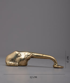 Elephant Brass Door Handle Set | Bringing Majestic Elegance to Your Doorways