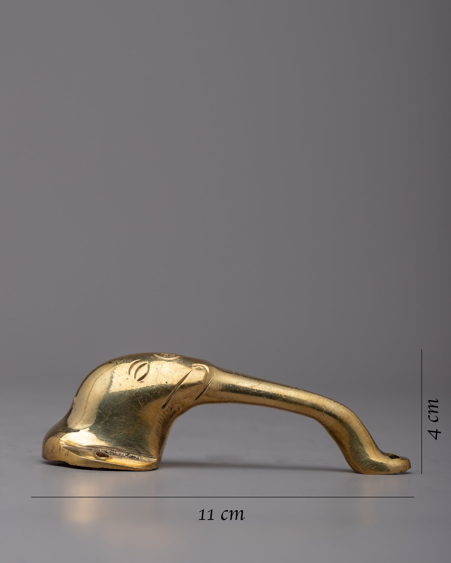 Elephant Brass Shower Door Handle | Experience Luxury and Exotic Charm in Your Doors