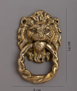 Lion Door Knocker Set | Embrace the Symbol of Strength at Your Door