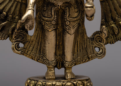 1000 Armed Chenrezig Brass Statue | Bodhisattva of Compassion