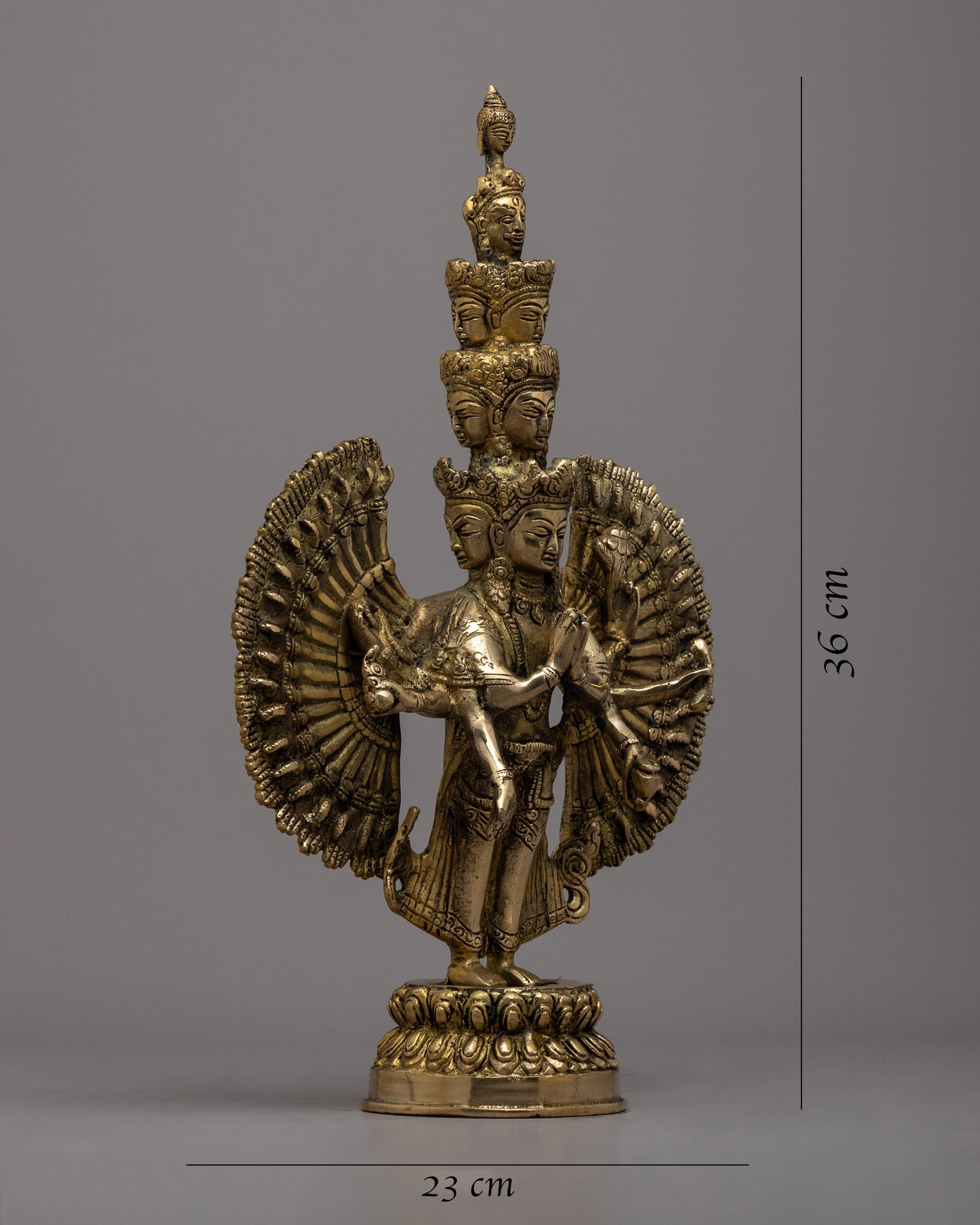 1000 Armed Chenrezig Brass Statue | Bodhisattva of Compassion