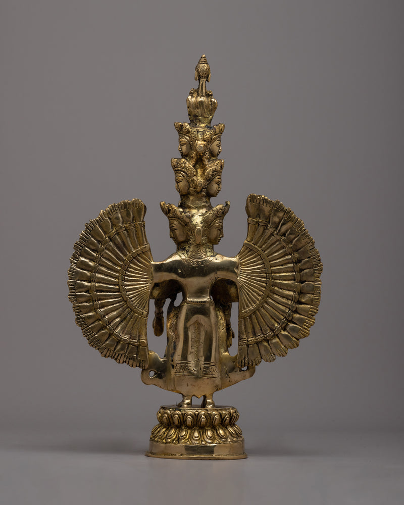 1000 Armed Chenrezig Brass Statue | Bodhisattva of Compassion