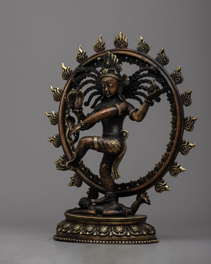 Engraved Shiva Nataraj Statue | Capturing the Dynamic Energy of Shiva