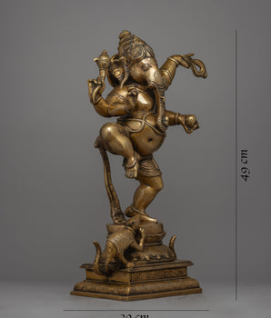 Royal Ganesha Statue | Blessings of Wealth and Fortune