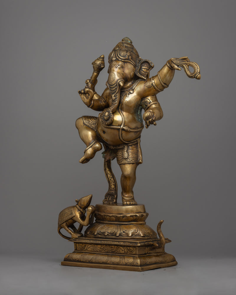 Royal Ganesha Statue | Blessings of Wealth and Fortune