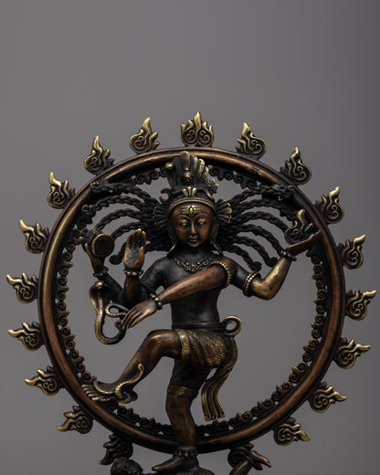 Engraved Shiva Nataraj Statue | Capturing the Dynamic Energy of Shiva