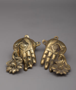 Mudra Hand Statues Set