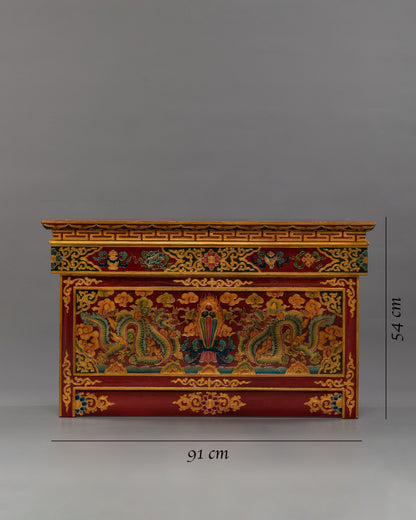 Tibetan Folding Table | Handmade Himalayan Art