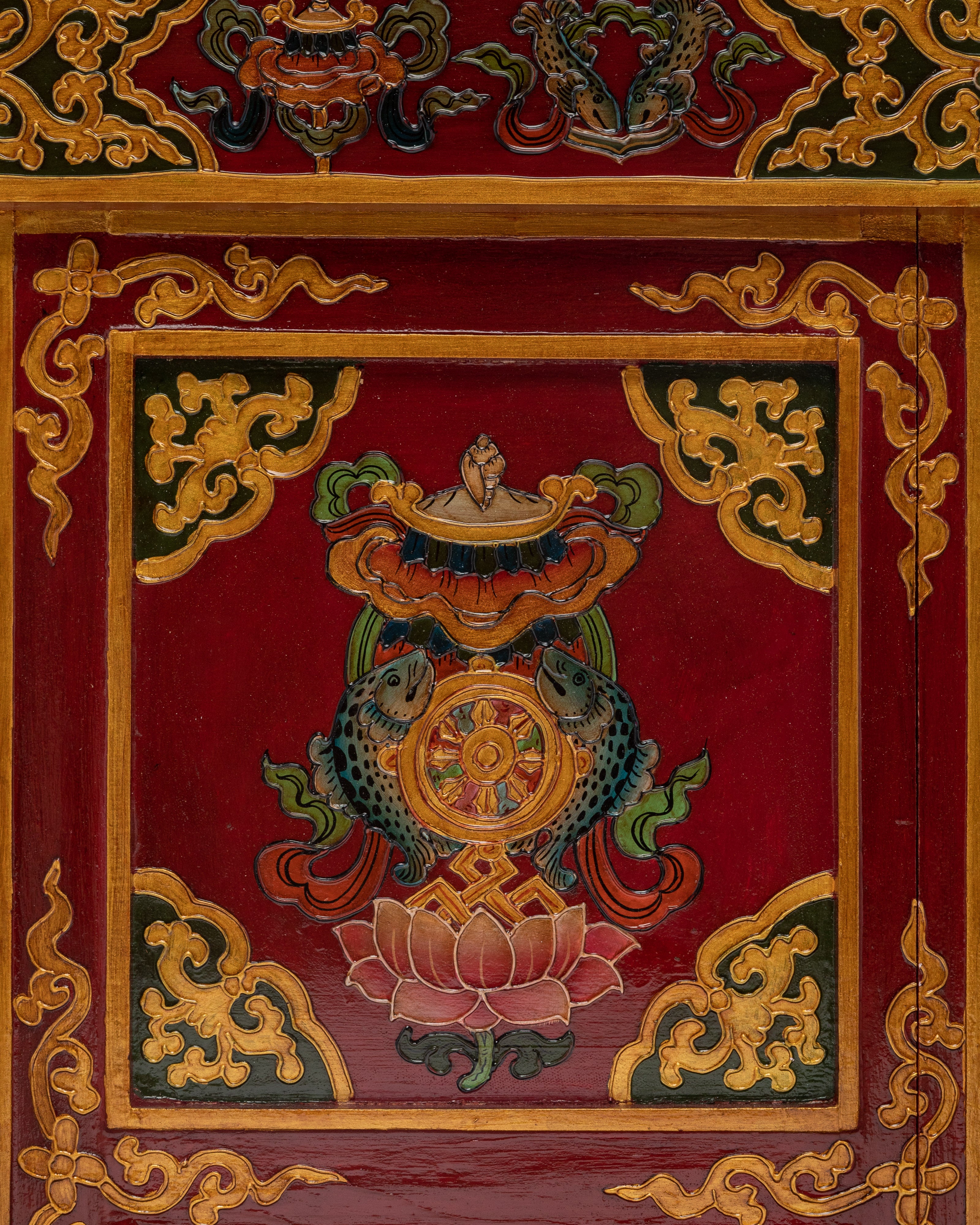 Tibetan Folding Table | Handmade Himalayan Art