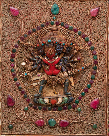 Chakrasamvara Wall Hanging | Elevate Your Wall for Spiritual Spaces