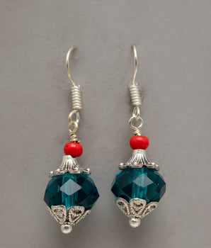 Blue Zircon Earring